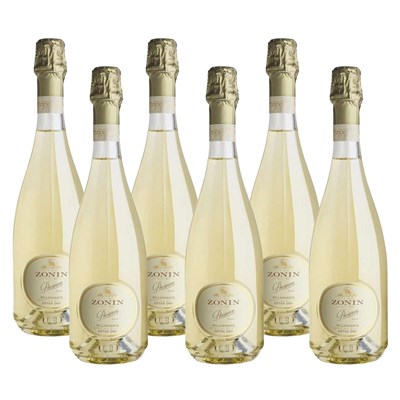 Crate of 6 Zonin Prosecco DOC Special Cuvee Millesimato 75cl Prosecco